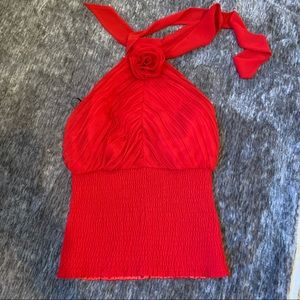 2b Bebe crop top red size S